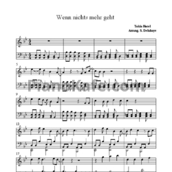 Ноты Tokio Hotel - Wenn nichts mehr geht