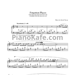 Ноты David Nevue - Forgotten places - предпросмотр