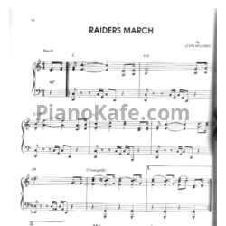 Ноты John Williams - Raiders march - предпросмотр
