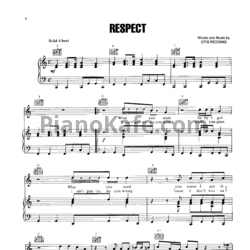 Ноты Aretha Franklin - Respect - предпросмотр
