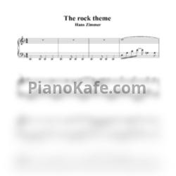Ноты Hans Zimmer - The rock theme - предпросмотр