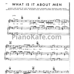 Ноты Amy Winehouse - What is it about men - предпросмотр