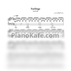 Ноты Jurrivh - Feelings (Piano cover) - предпросмотр