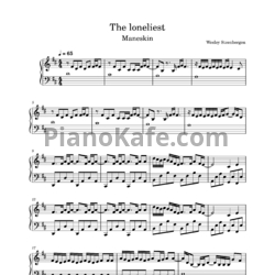 Ноты Maneskin - The loneliest - предпросмотр