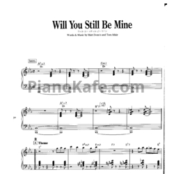 Ноты Red Garland - Will you still be mine - предпросмотр