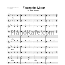 Ноты Isaac Shepard - Facing the mirror - предпросмотр