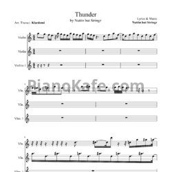 Ноты Nuttin' But Stringz - Thunder - предпросмотр