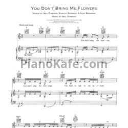 Ноты Barbara Streisand - You don't bring me flowers