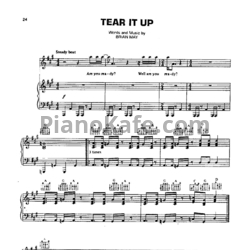 Ноты Queen - Tear it up - предпросмотр