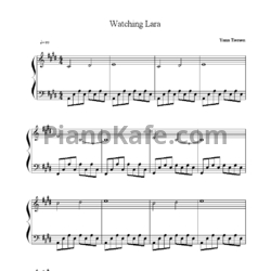 Ноты Yann Tiersen - Watching Lara - предпросмотр