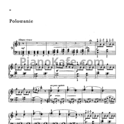 Ноты Август Бюргмюллер - Охота