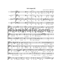 Ноты Ф. Сориано - Мотет "Salve Regina 2" - предпросмотр