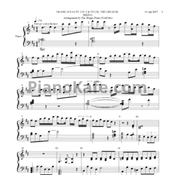 Ноты Frank Ocean feat. Jay-Z & Tyler, The Creator - Biking - предпросмотр