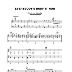Ноты Irving Berlin - Everybody's doin' it now - предпросмотр