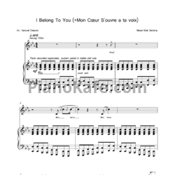 Ноты Muse - I belong to you (Matt Bellamy) - предпросмотр