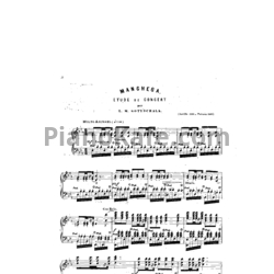 Ноты Луи Моро Готшалк - Manchega (Op. 38) - предпросмотр