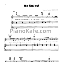 Ноты Pink Floyd - The final cut - предпросмотр
