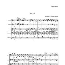 Ноты Иоганн Штраус (сын) - Шуточная полька "Тик-Так" (Оp. 365) - предпросмотр