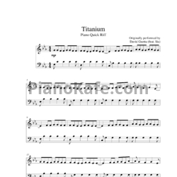 Ноты David Guetta ft Sia - Titanium (Версия 2) - предпросмотр