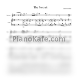 Ноты James Horner - The portrait (скрипка, фортепиано) - предпросмотр