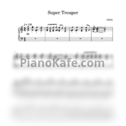 Ноты ABBA - Super trouper (Piano cover) - предпросмотр