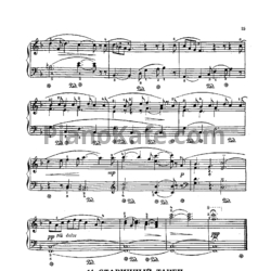 Ноты В. Косенко - Старинный танец - предпросмотр