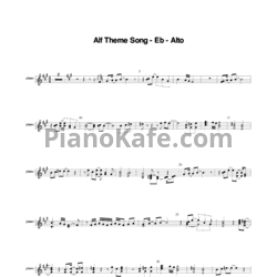 Ноты Alf Clausen - Alf theme song