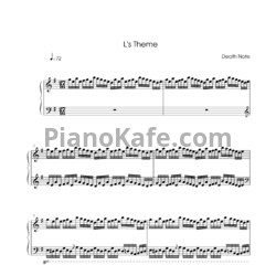 Ноты DJHash - L's theme - предпросмотр