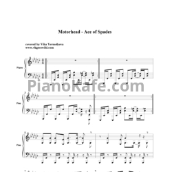 Ноты Motorhead - Ace of Spades