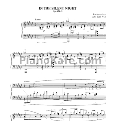 Ноты Сергей Рахманинов - In the silent night (Op. 4, №3) - предпросмотр