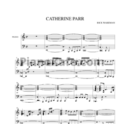 Ноты Rick Wakeman - Catherine parr - предпросмотр