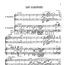 Ноты Ференц Лист - Прелюдии (Переложение для 2 фортепиано) - предпросмотр