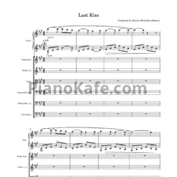 Ноты Семён Кривенко-Адамов - Последний поцелуй (Партитура) - предпросмотр