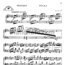 Ноты Антон Рубинштейн - Полька (Op.14, №6) - предпросмотр