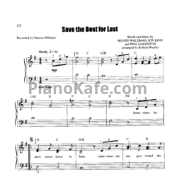 Ноты Vanessa Williams - Save the best for last (Piano solo) - предпросмотр