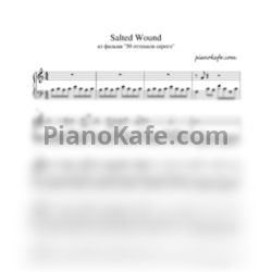 Ноты Sia - Salted wound - предпросмотр