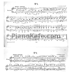 Ноты Альберт Лешгорн - Tonbilder (Соч. 51) - предпросмотр