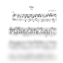 Ноты U2 - One (Cover by Neal Kern) - предпросмотр