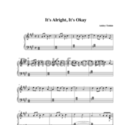 Ноты Ashley Tisdale - It"s alright it's ok - предпросмотр