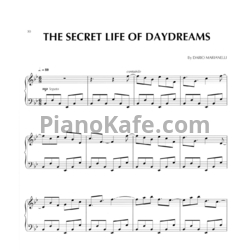 Ноты Dario Marianelli - The secret life of daydreams - предпросмотр
