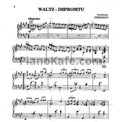 Ноты Вячеслав Черников - Вальс-импровизация - предпросмотр