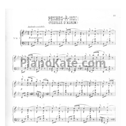 Ноты Герман Волленгаупт - Pensez-a-moi (Соч. 41, №9) - предпросмотр