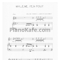 Ноты Mylene Farmer - Mylene s'en fout - предпросмотр