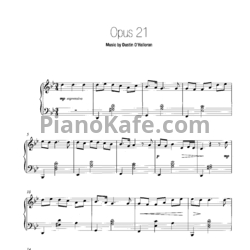 Ноты Dustin O'Halloran - Opus 21 - предпросмотр