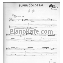 Ноты Joe Satriani - Super colossal (Книга нот)