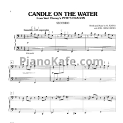 Ноты Al Kasha and Joel Hirschhorn - Candle on the water (для 2 фортепиано) - предпросмотр