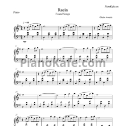 Ноты Olafur Arnalds - Raein - предпросмотр