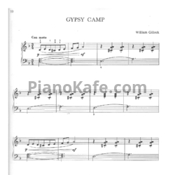 Ноты William Gillock - Gypsy camp - предпросмотр