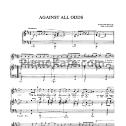 Ноты Phil Collins - Agains allodds