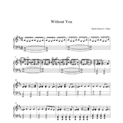 Ноты David Guetta ft. Usher - Without You - предпросмотр
